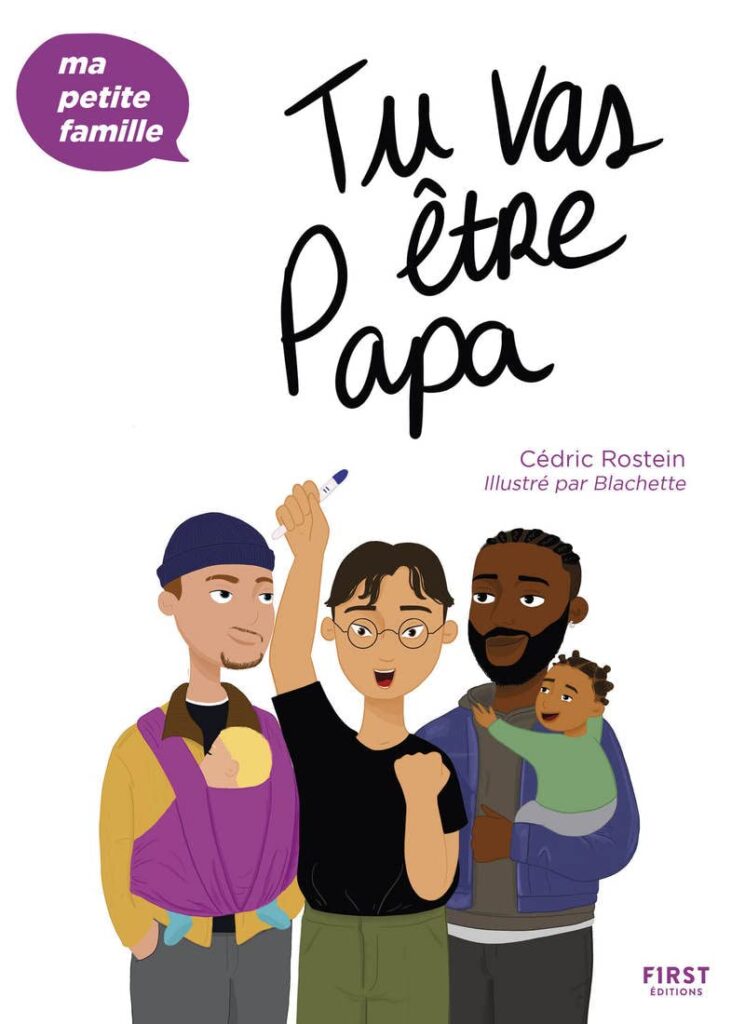 Couverture du livre "Tu vas être papa" de Cédric Rostein, illustré par Blachette